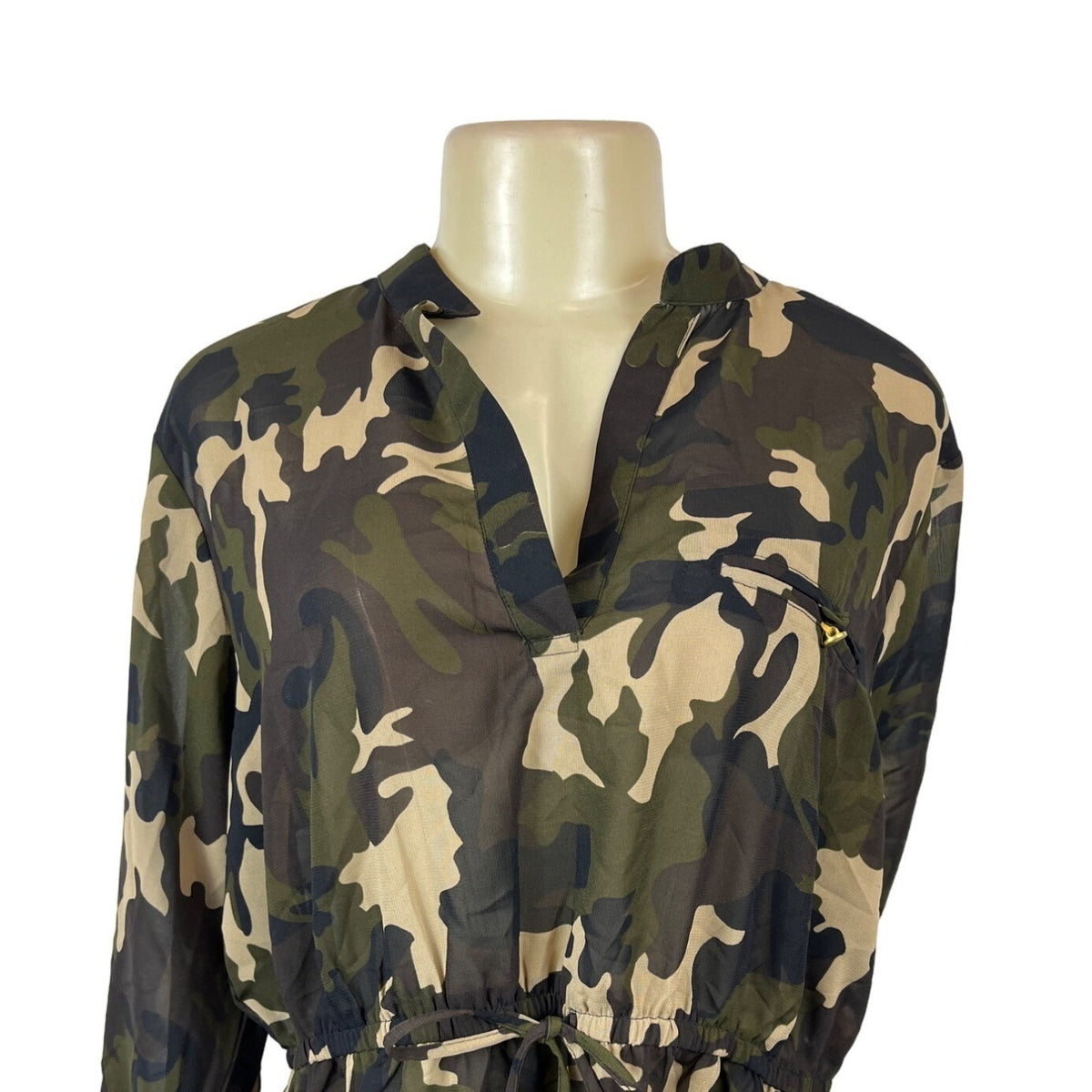 Mileage Women's Green Peplum Blouse Size 2X (EUR 50)