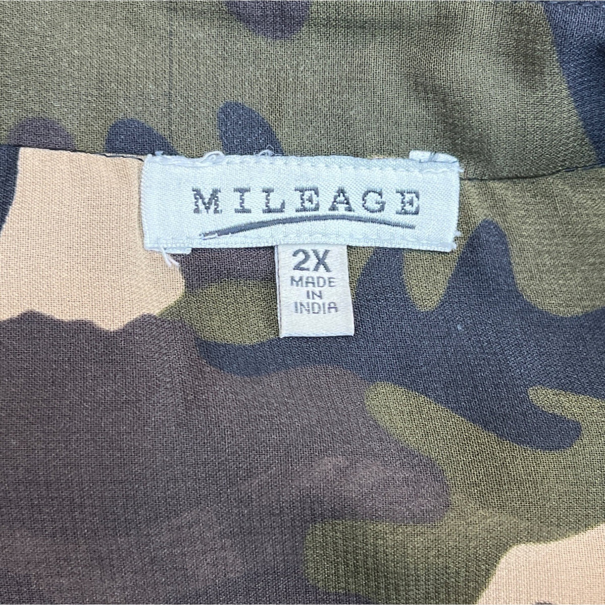 Mileage Women's Green Peplum Blouse Size 2X (EUR 50)