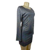 Thirty Thirty LA Women's Grey Bodycon Stretchable Long Sleeve Dress Sz M
