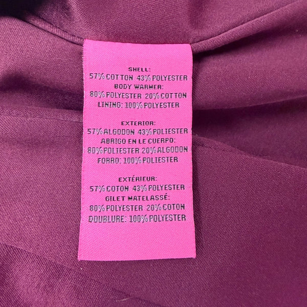 Betsey Johnson Women’s Beige Studded Trench Coat Jacket Detailed Belt Sz XS