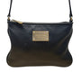 Michael Kors Black Jet Set Crossbody Bag With Gold-Tone Logo Plate Sz S