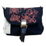 Vera Bradley Womens Navy Floral Embroidered Crossbody Bag With RFID Protection