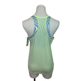 Athleta Girl Support Tank Lime Green/Blue Striped Racerback XXLG /16 - New
