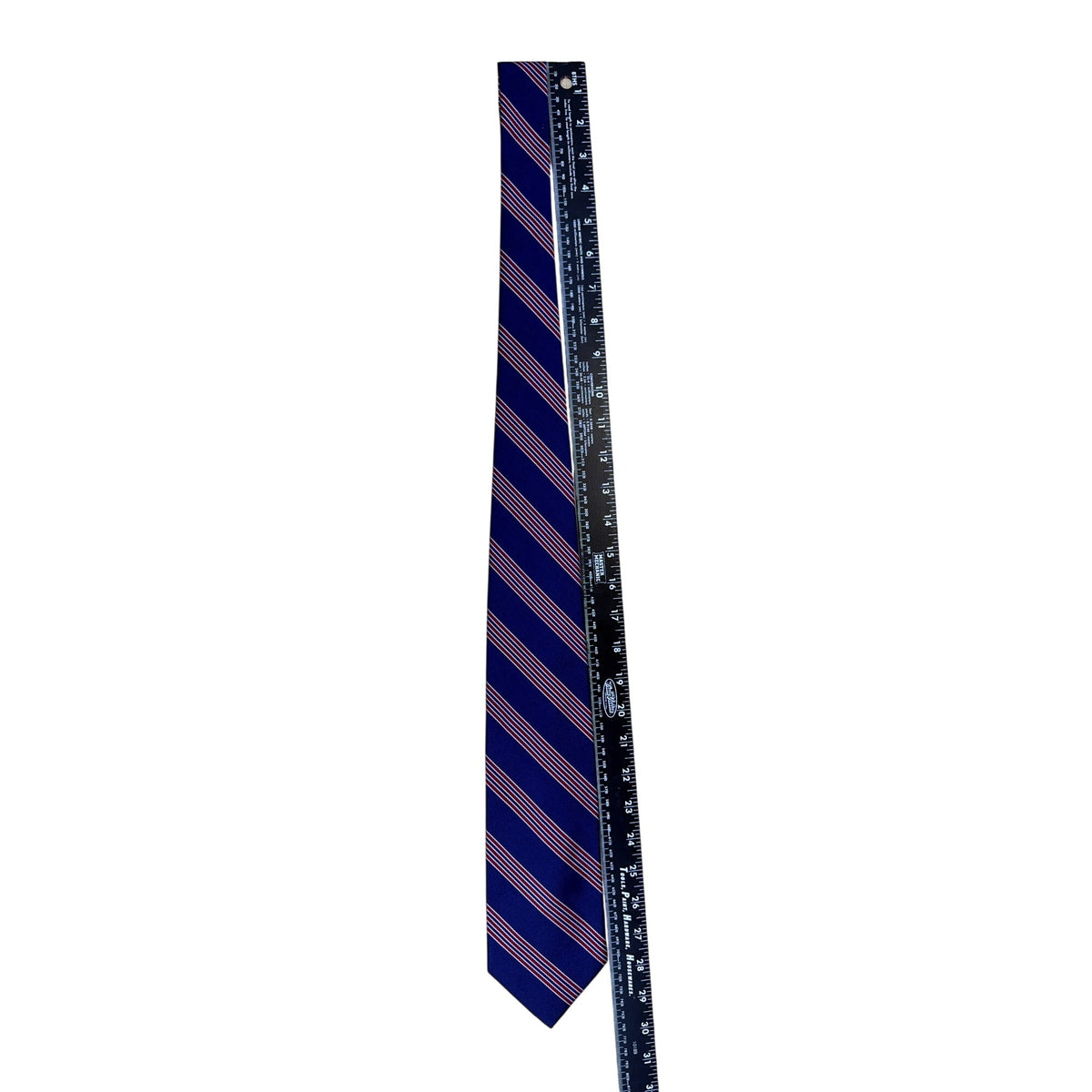 Vintage Brooks Brothers Mens Blue Silk Striped Neck Tie Classic Woven Pattern