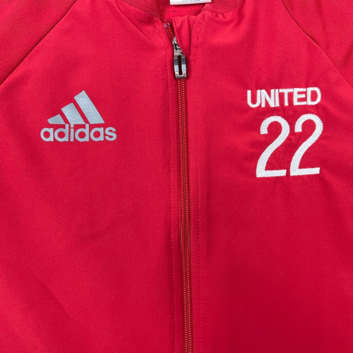 Adidas Climacool United 22 Red Long Sleeve Jacket Size S
