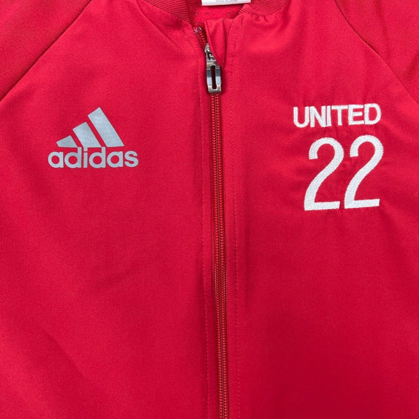 Adidas Climacool United 22 Red Long Sleeve Jacket Size S