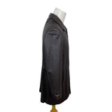 Jaclyn Smith Mens Brown Genuine Leather Jacket With Front Zipper & Pockets Sz XL