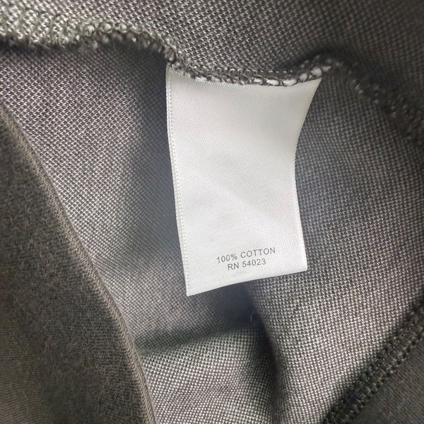 Banana Republic Mens Dark Grey Cotton 1/4 Zip Sweater Long Sleeve Size M