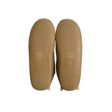 L.L Bean Men's Brown Leather & Fur Moccasin Shoes Sz 10