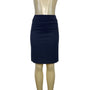 Uniqlo Womens Navy Pinstripe Pencil Skirt Size 4