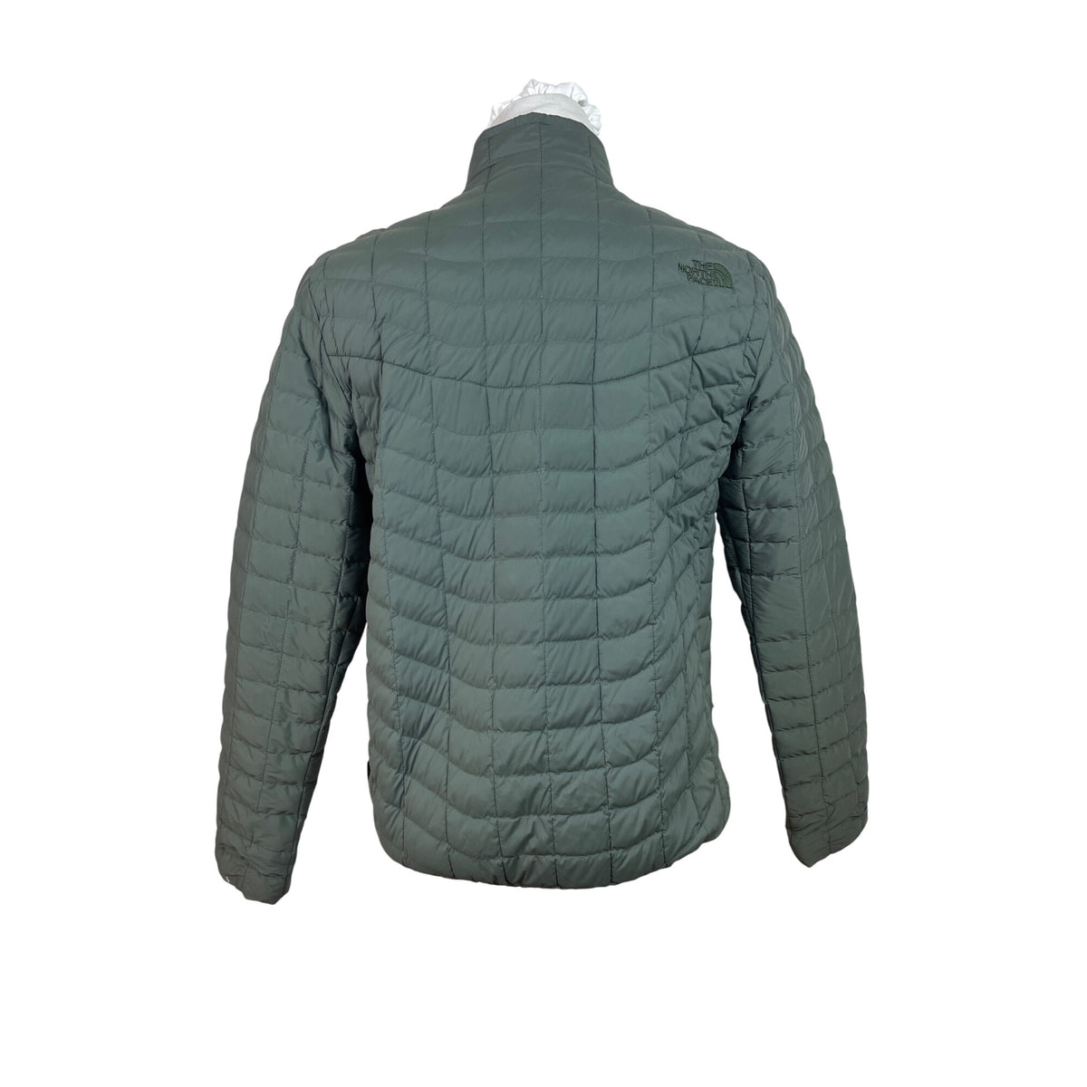 The North Face Mens ThermoBall Quilted Jacket Olive Green Lightweight Size M
