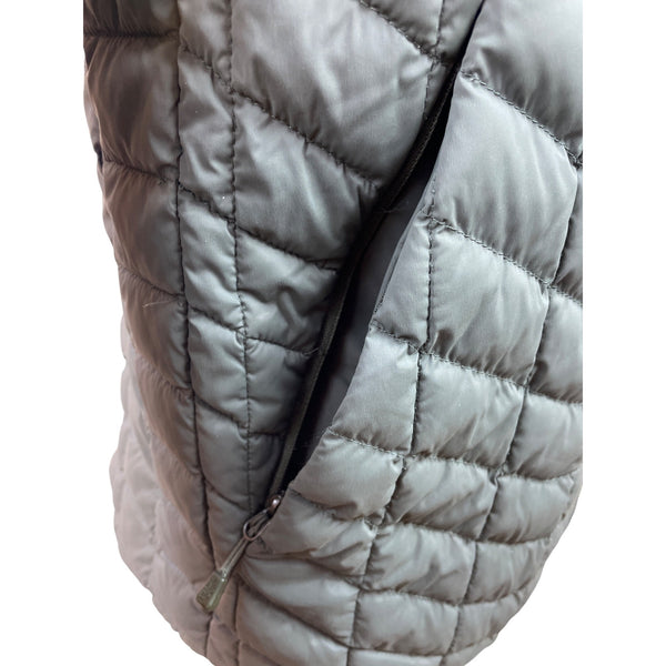 The North Face Mens ThermoBall Quilted Jacket Olive Green Lightweight Size M