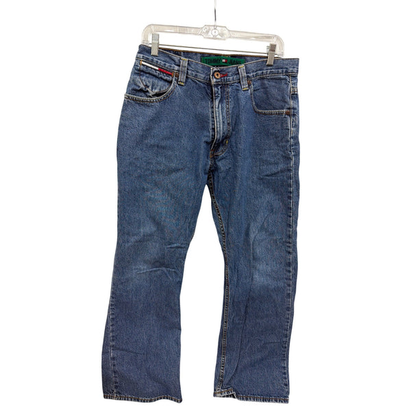 Tommy Jeans Mens Blue Denim Pants Classic Fit 32x30 Vintage Casual Wear