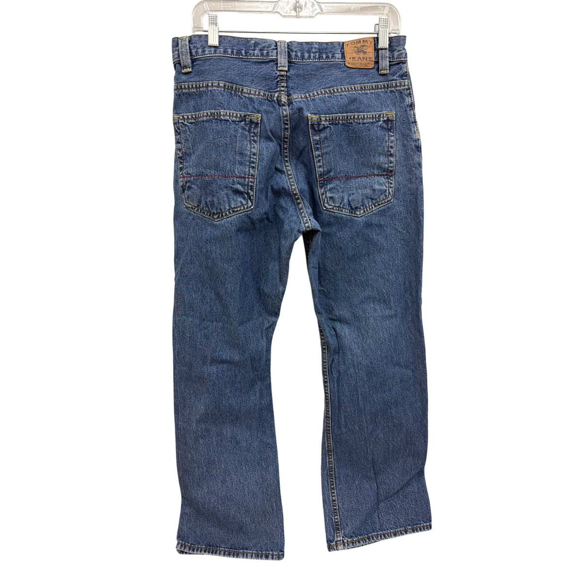 Tommy Jeans Mens Blue Denim Pants Classic Fit 32x30 Vintage Casual Wear