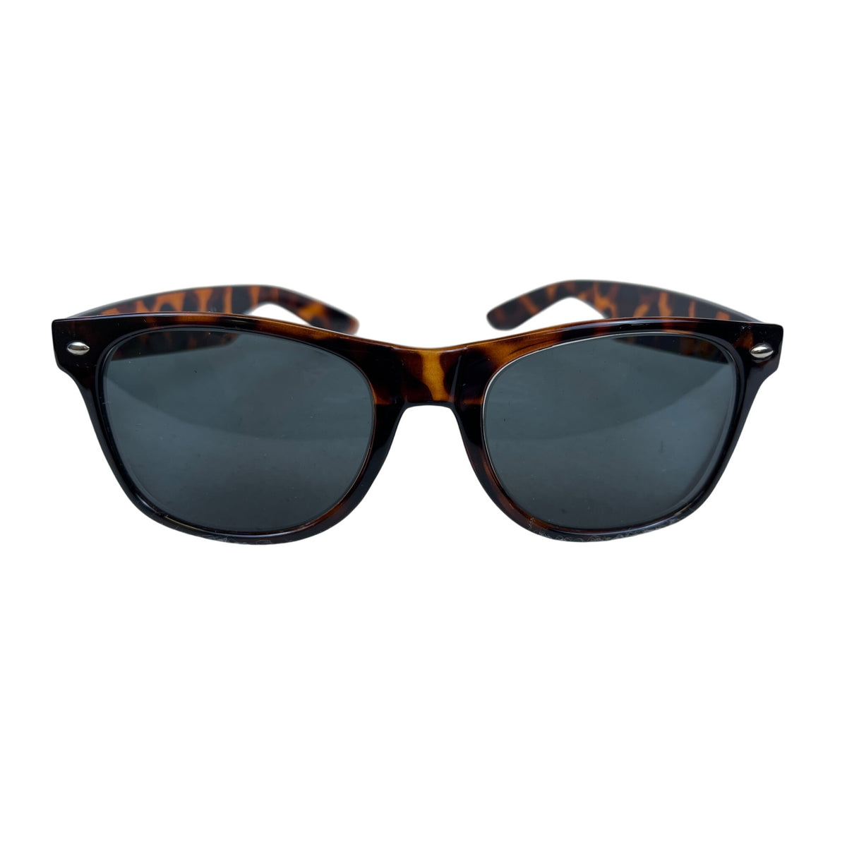 Tortoise Shell Unisex Sunglasses Dark Lenses UV Protection Lightweight Retro Style
