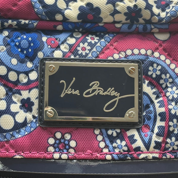 Vera Bradley Women’s Floral Paisley Quilted Fabric Zippered Travel Bag