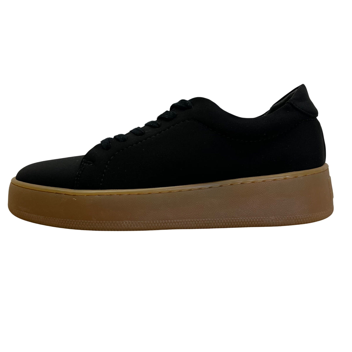 Jenni Kayne Women’s Black Lining Gum Sole Platform Sneakers Sz 7.5 US