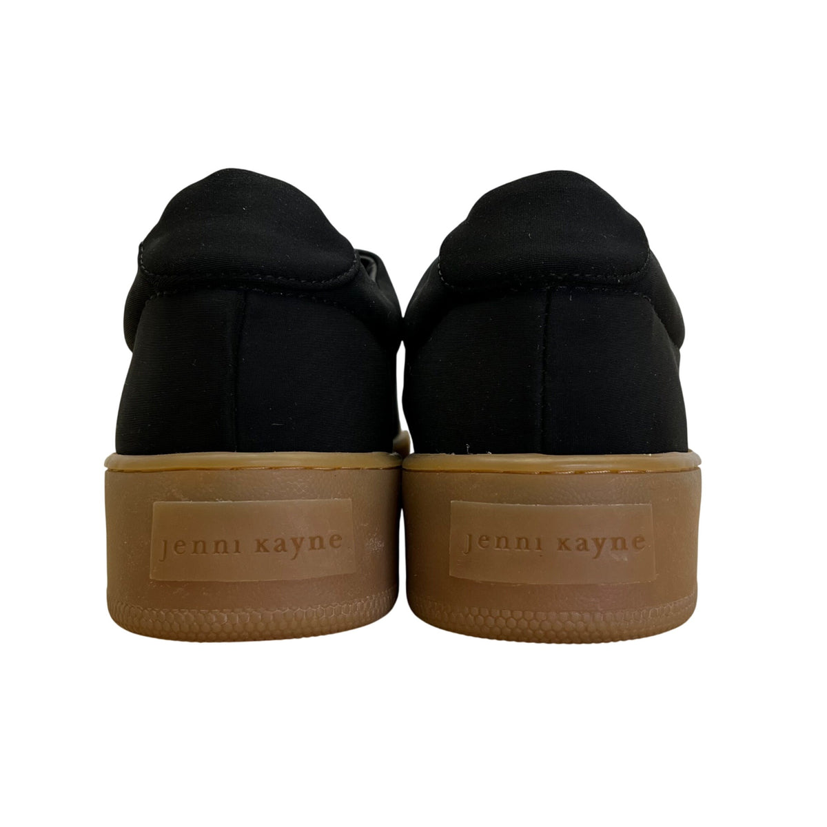 Jenni Kayne Women’s Black Lining Gum Sole Platform Sneakers Sz 7.5 US