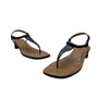 Lauren Ralph Lauren Women's Black Napa Leather Fabiola Heeled Sandals Sz 10B