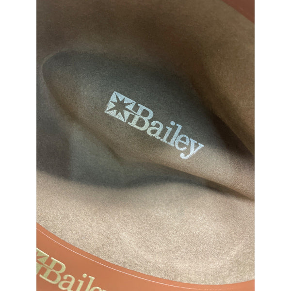 Bailey Wide Brim Wool Fedora Hat With Leather Band Classic Style Size M
