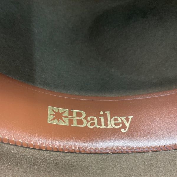 Bailey Wide Brim Wool Fedora Hat With Leather Band Classic Style Size M
