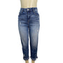 Cello Womens Distressed High-Waisted Cropped Denim Jeans With Frayed Hem Size 11