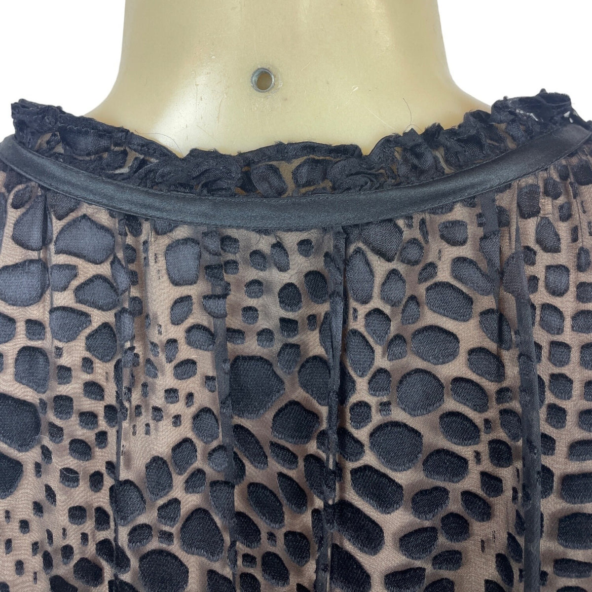 BCBG Maxazria Women's Black Blouson Dress Sz L