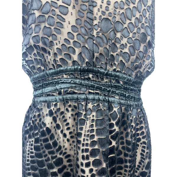 BCBG Maxazria Women's Black Blouson Dress Sz L