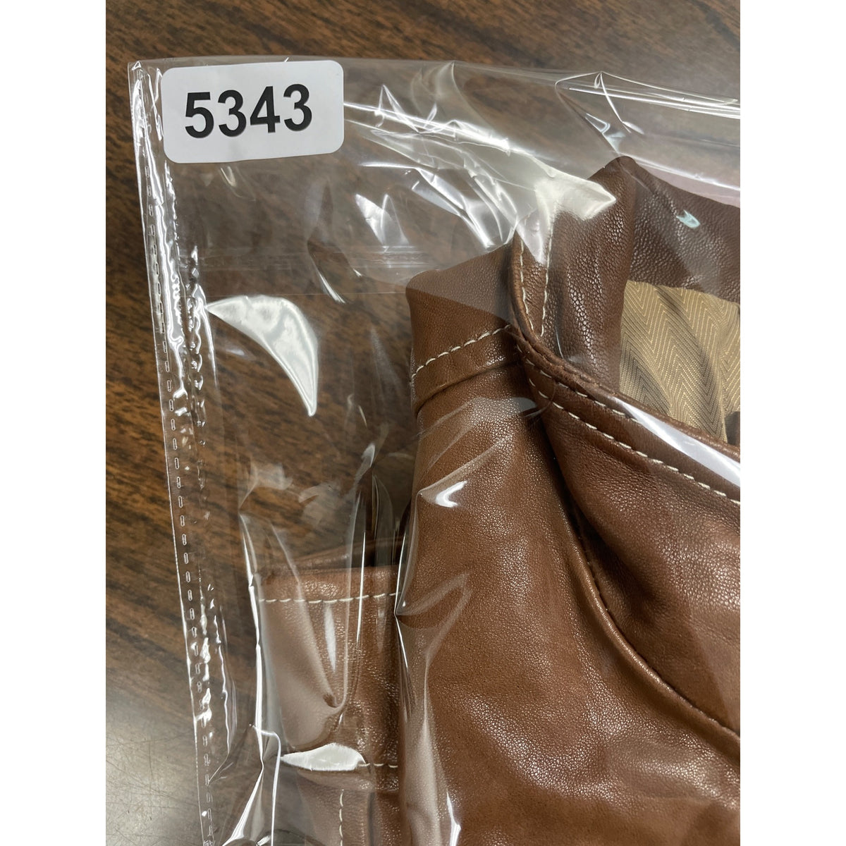 Coldwater Creek Brown Leather Sleeveless Women’s Vest With Zipper Front  Sz L