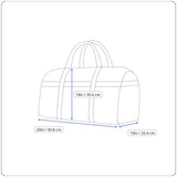 Vera Bradley Women’s Green/Blue/White Floral Quilted With Handles Duffel Bag - New