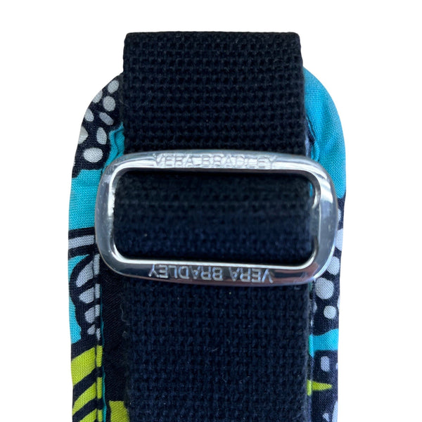 Vera Bradley Women’s Green/Blue/White Floral Quilted With Handles Duffel Bag - New