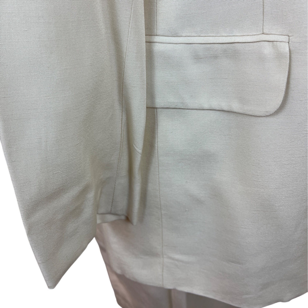 Vintage Jones New York Womens Cream Top & Skirt Two-Piece Set Sz 10 - New