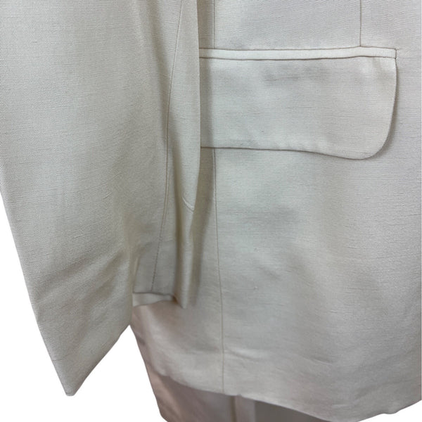 Vintage Jones New York Womens Cream Top & Skirt Two-Piece Set Sz 10 - New