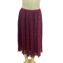 Talbots Womens Burgundy Lace Midi Skirt Size 2 - New