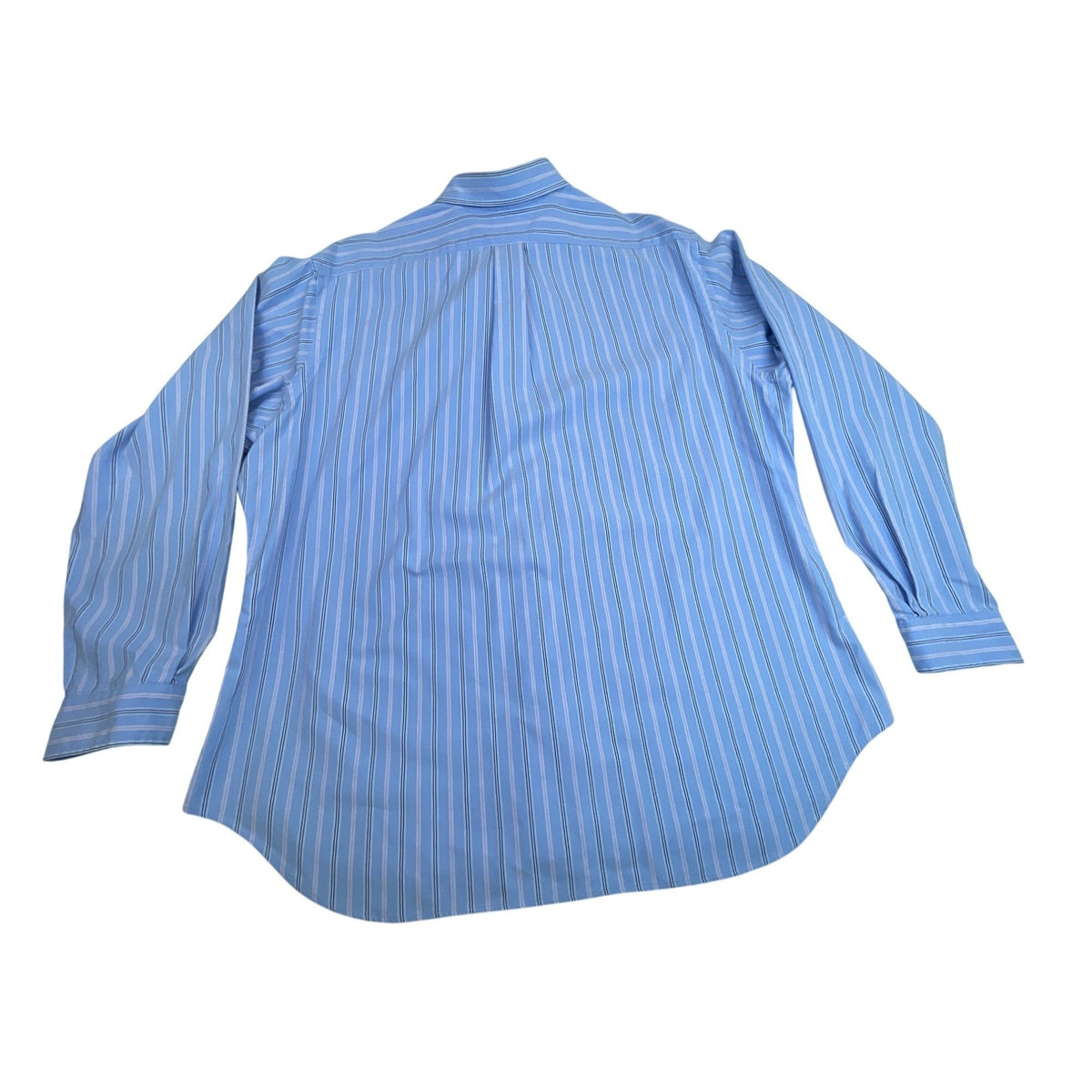 Ralph Lauren Men's Light Blue Striped Classic Fit Button-Down Shirt Sz XXL