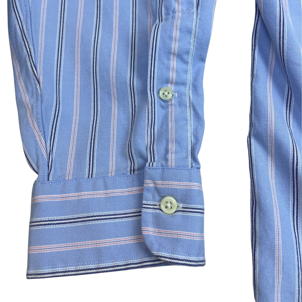 Ralph Lauren Men's Light Blue Striped Classic Fit Button-Down Shirt Sz XXL
