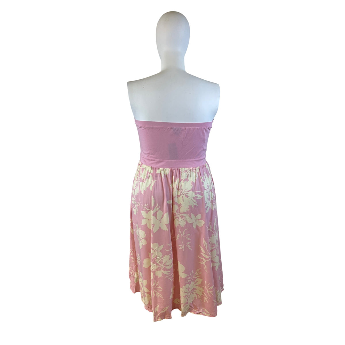 Torrid Pink White Women’s Floral Strapless Maxi Dress Sz 2x - New