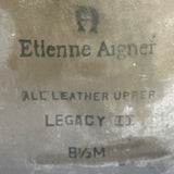 Etienne Aigner Women's Brown Leather Gold Accent Legacy II Tall Boots Size 8.5M