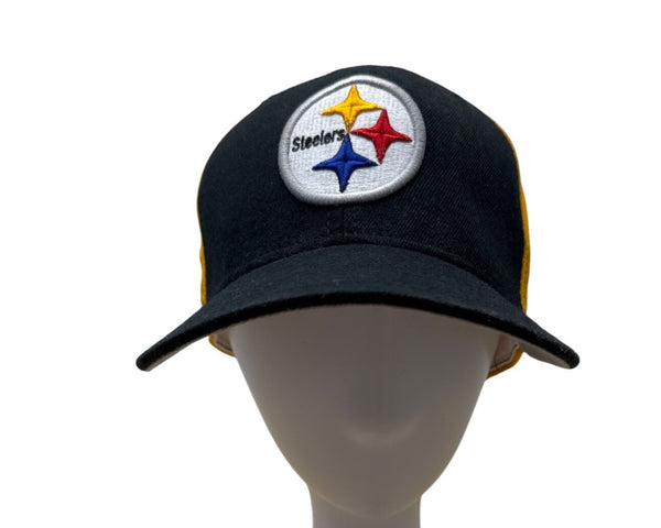 Pittsburgh Steelers NFL New Era 59Fifty Cap Sz 7 5/8 Black & Gold Embroidered