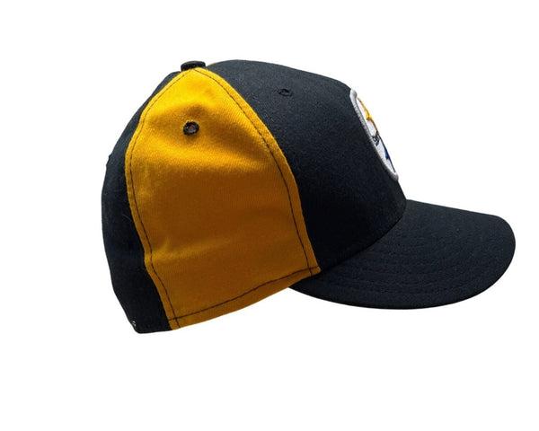 Pittsburgh Steelers NFL New Era 59Fifty Cap Sz 7 5/8 Black & Gold Embroidered