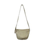 Vintage Coach Ivory White Leather Signature Embossed Tag Shoulder Bag Sz M