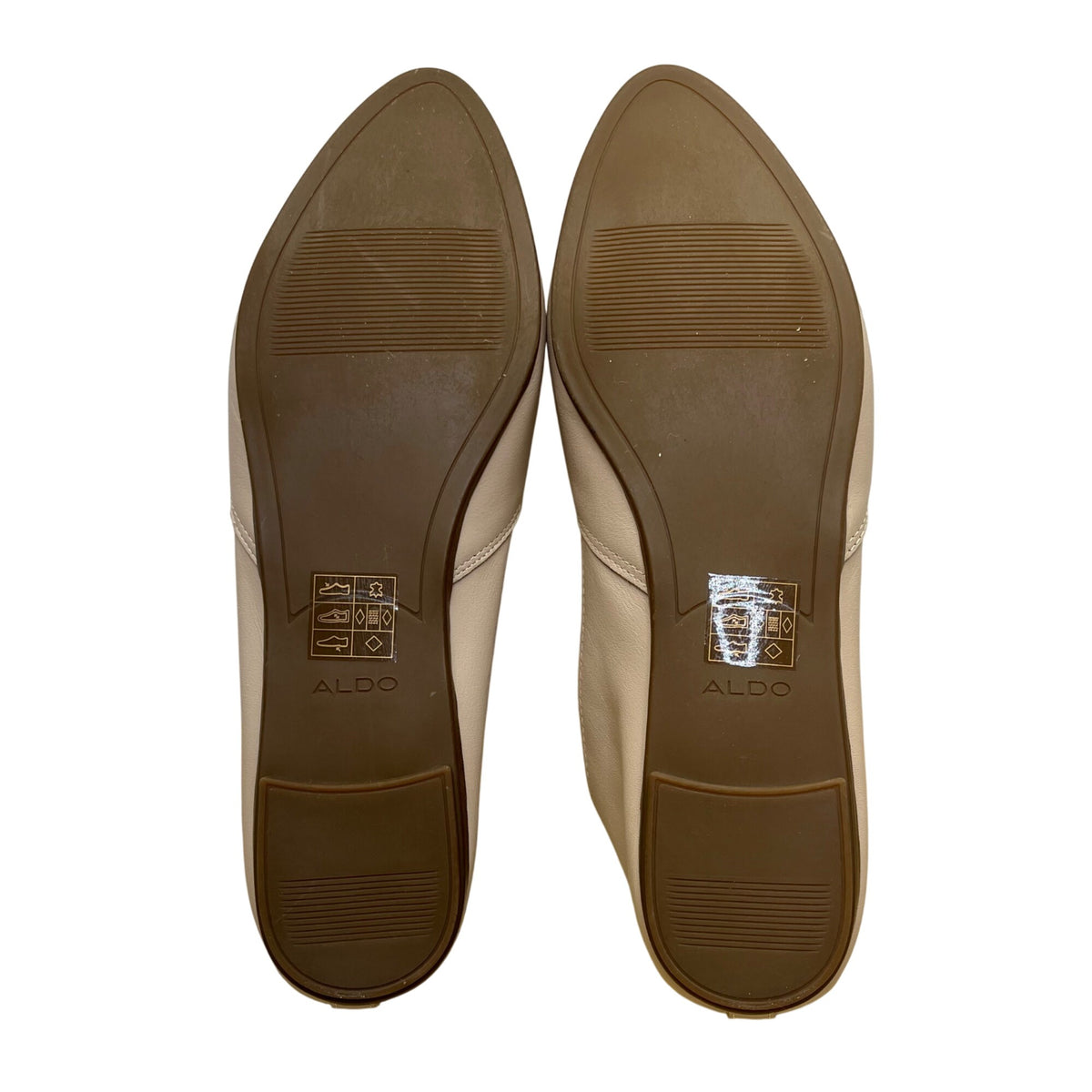 Aldo Women’s Nude Pink Genuine Leather Slip-On Ballet Sternatia Flats Size 10