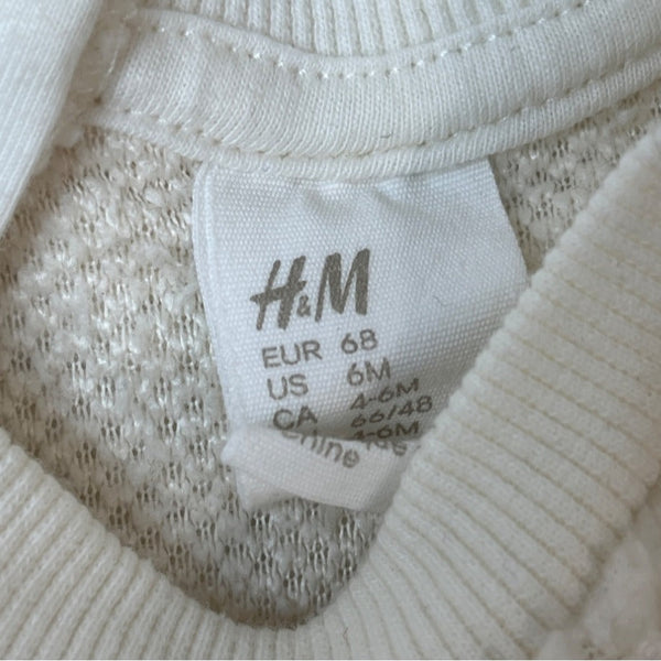 H&M Baby Bear Fleece Sweatshirt & Pants Set Size 6M