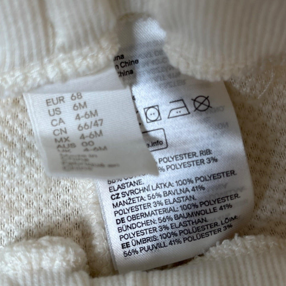 H&M Baby Bear Fleece Sweatshirt & Pants Set Size 6M