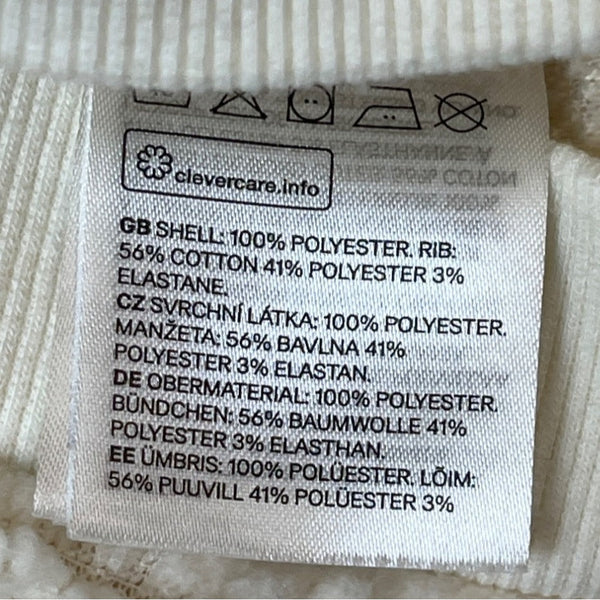H&M Baby Bear Fleece Sweatshirt & Pants Set Size 6M