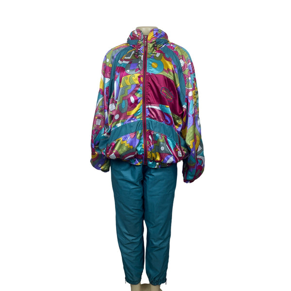 Siivy Women's Multicolor Style Tracksuit Sz 42EU