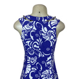 Lilly Pulitzer Purple & White Sleeveless Chain Detail Bodycon Dress Size 0