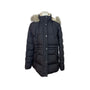 Lauren Ralph Lauren Black Puffer Coat W/Faux Fur Hood Womens Size XL