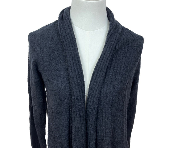 Barefoot Dreams Women’s CozyChic Lite Black Petite Cardigan Sweater Sz SP - New