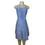 Ann Taylor Spaghetti Straps Blue A-Line Cocktail Dress Sleeveless Sz 8 - New
